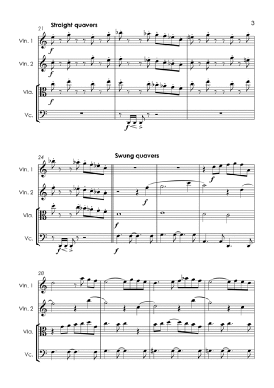 God Only Knows String Quartet scores gallery preview page 5