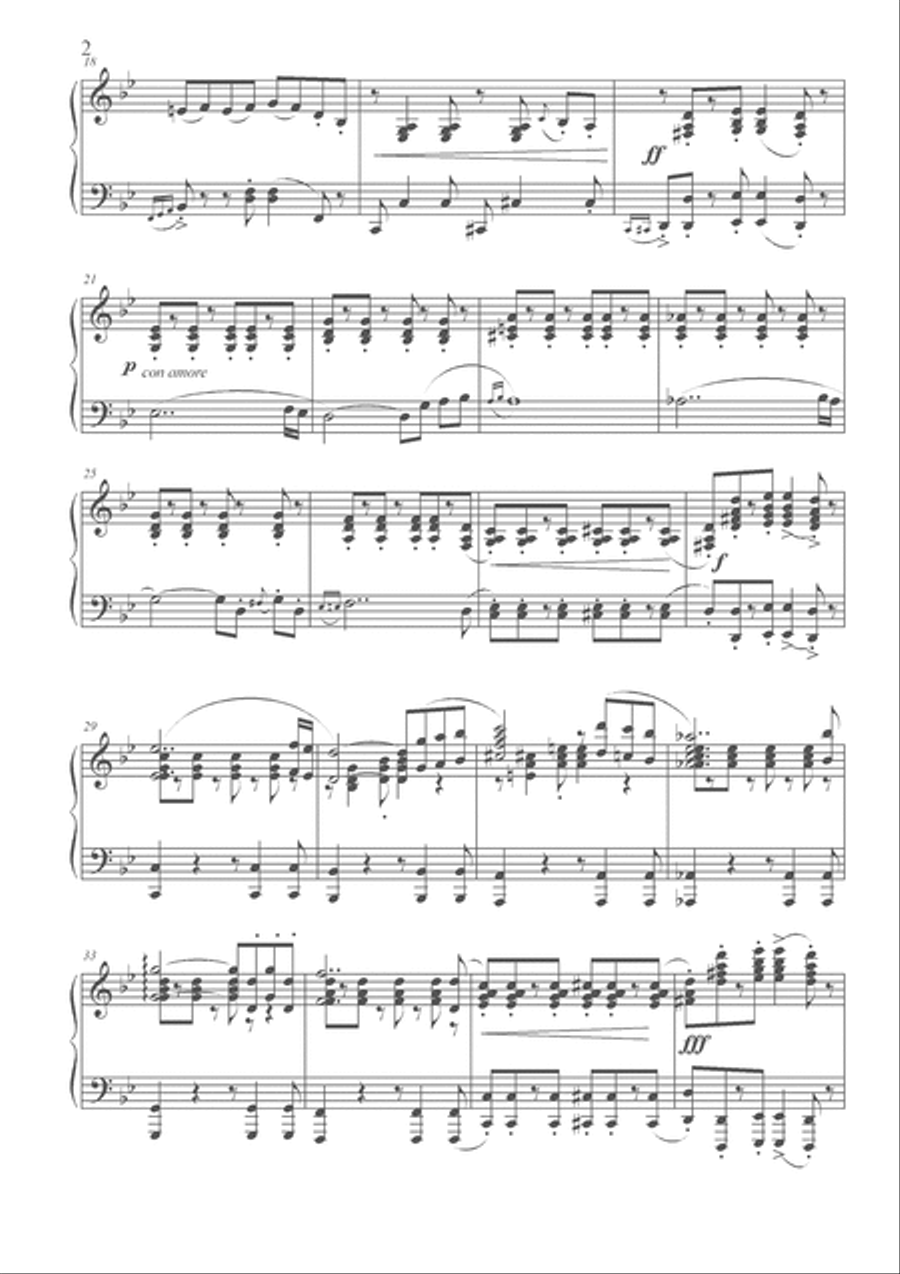 Tango in G Minor Piano Solo scores gallery preview page 3