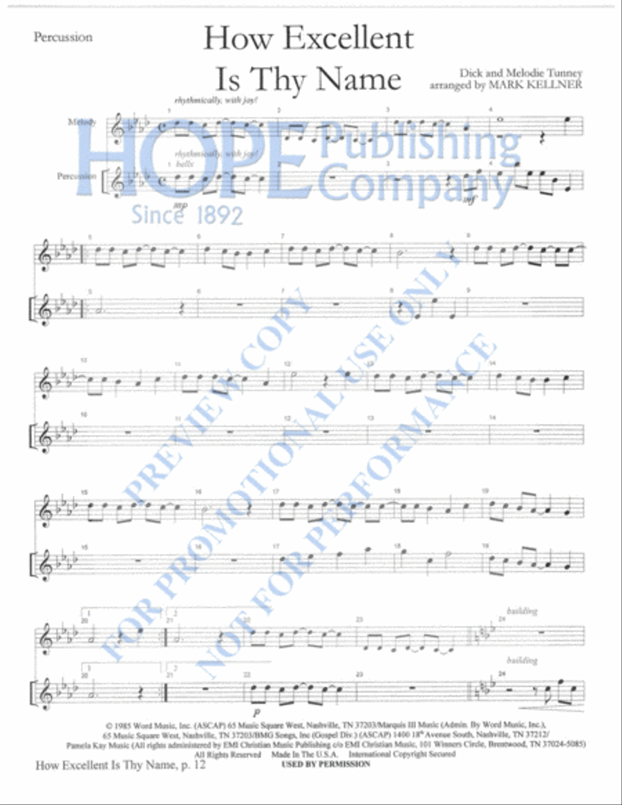 Praise Him with Instruments Orchestra scores gallery preview page 15