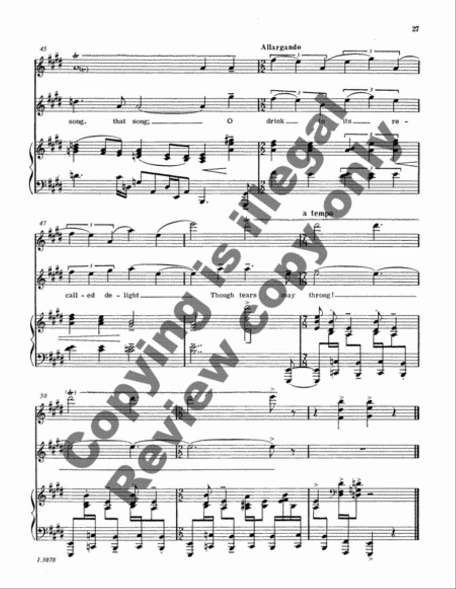 Lovesongs Soprano Voice scores gallery preview page 12