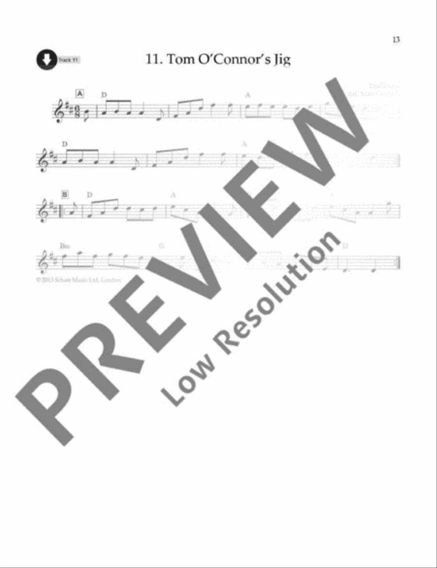 Irish Fiddle Tunes Violin Solo scores gallery preview page 14
