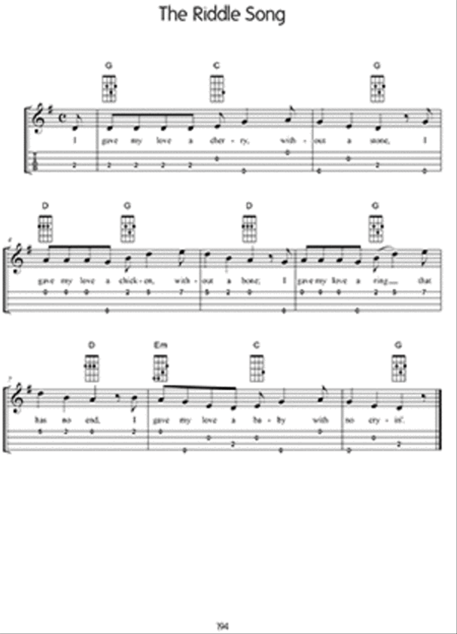 Favorite Old-Time American Songs for Ukulele Ukulele scores gallery preview page 4