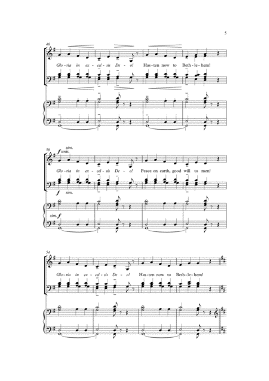 Gloria in excelsis Deo 4-Part scores gallery preview page 5
