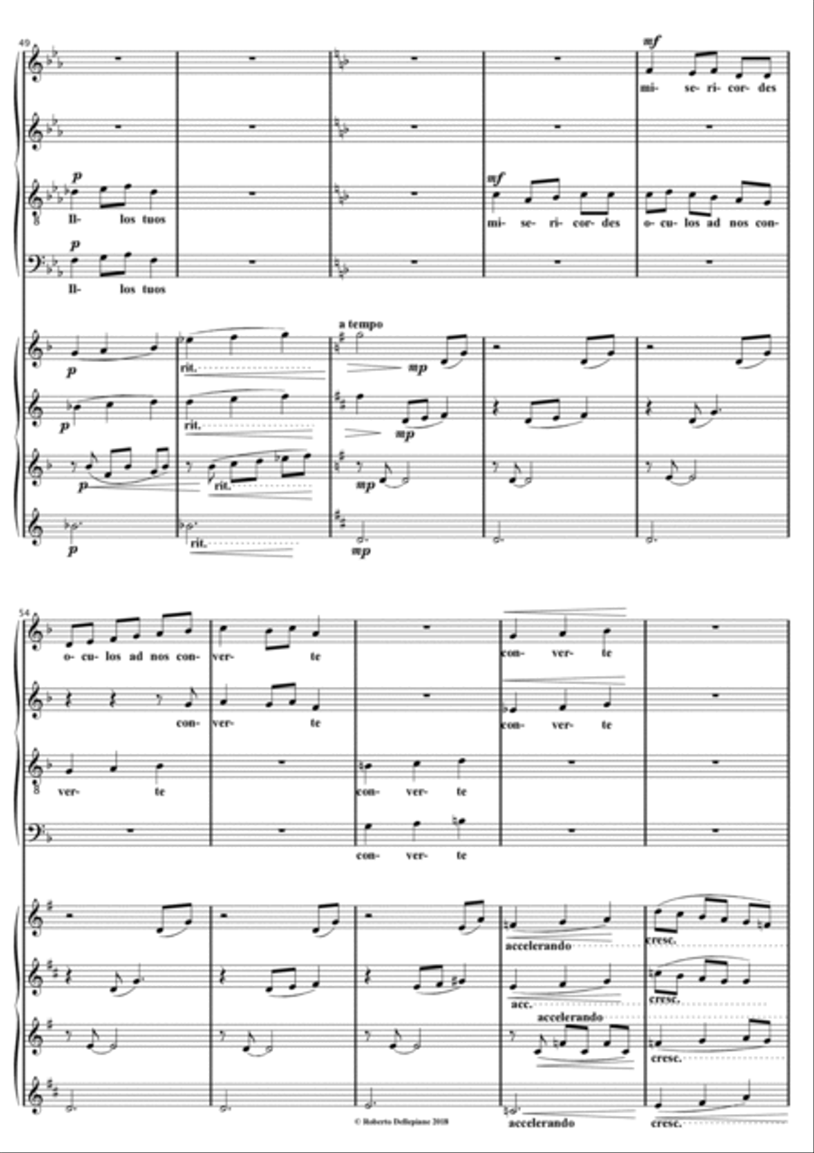Salve Regina (for choir SATB and sax quartet) Octavo scores gallery preview page 6