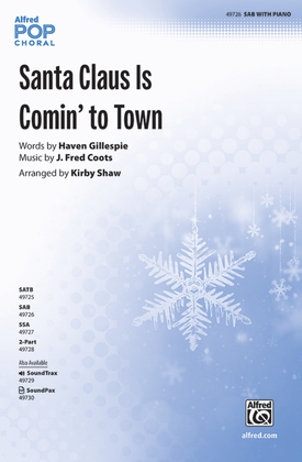 Book cover for Santa Claus Is Comin' to Town