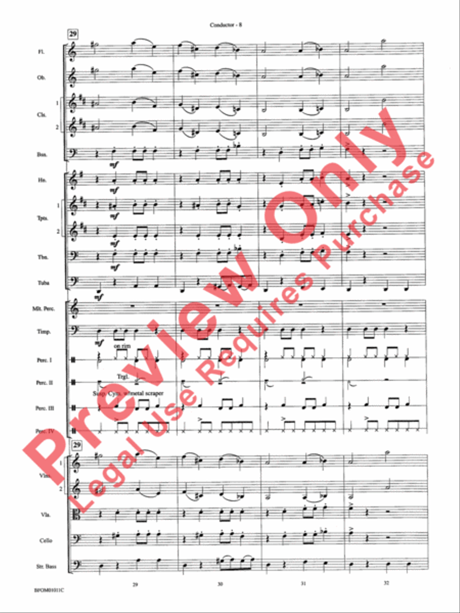 Dark Adventure Full Orchestra scores gallery preview page 11