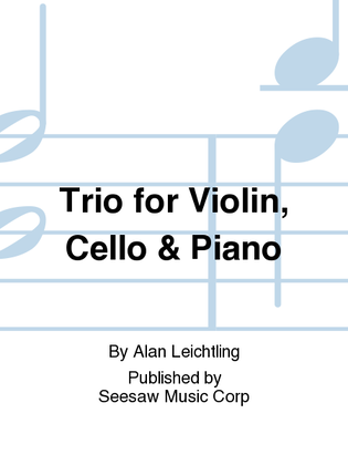 Trio for Violin, Cello & Piano