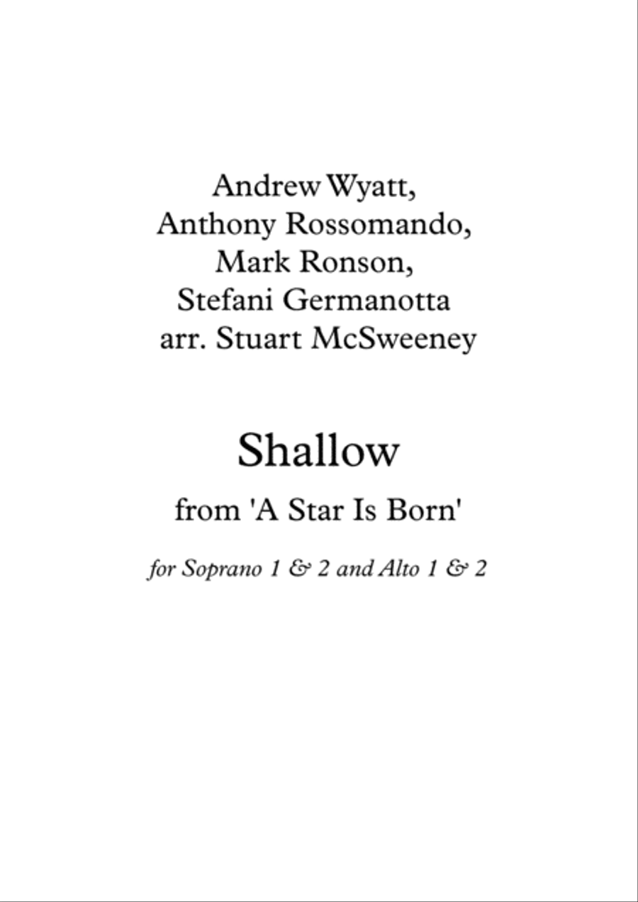 Shallow SSA scores gallery preview page 1