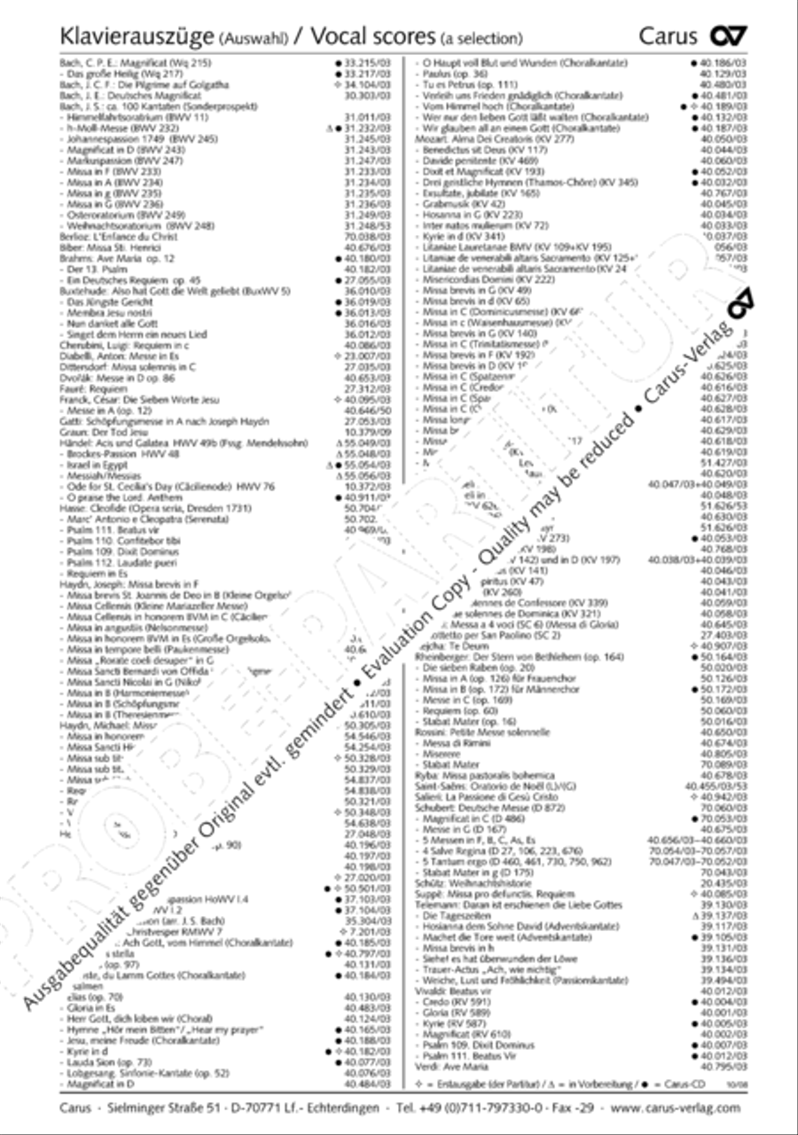 Chorsatze zum Evangelischen Gesangbuch Choir scores gallery preview page 89