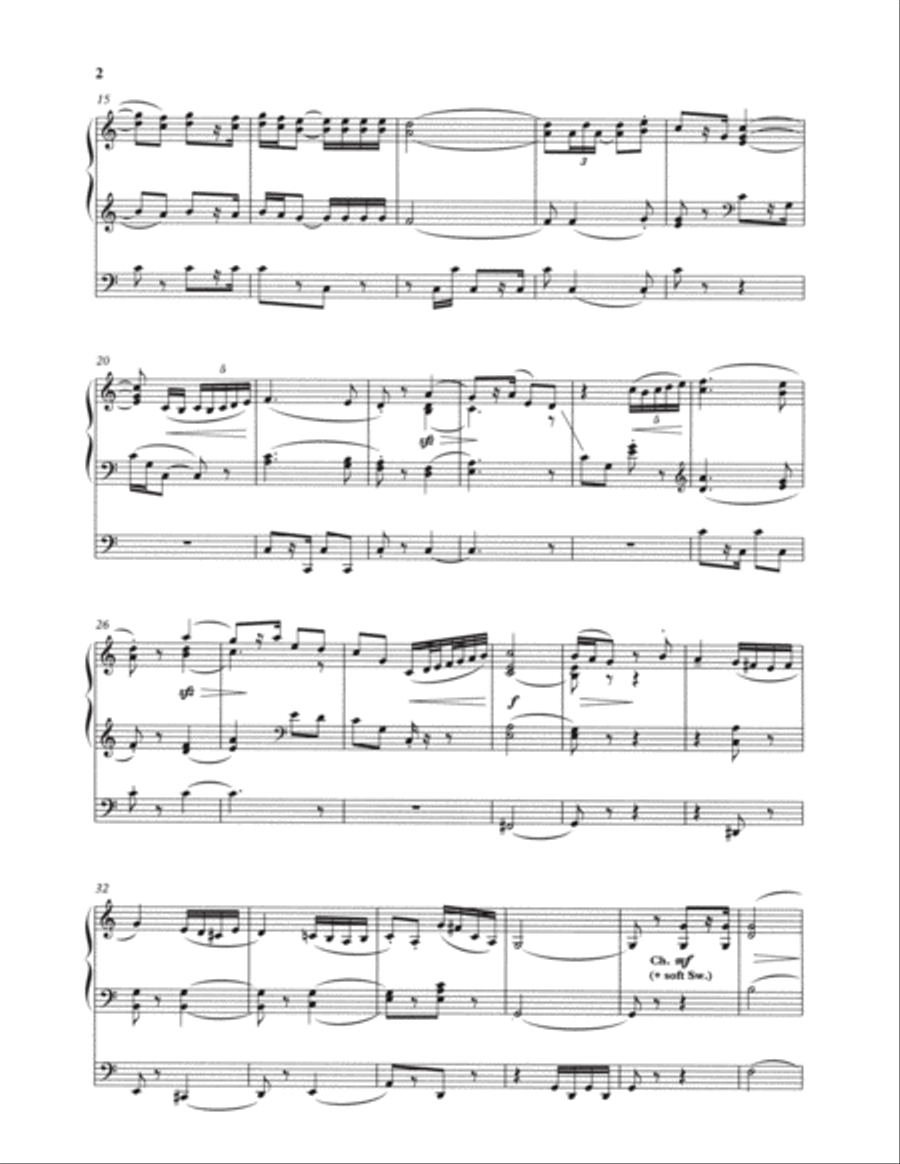 Crown Imperial Organ Solo scores gallery preview page 2