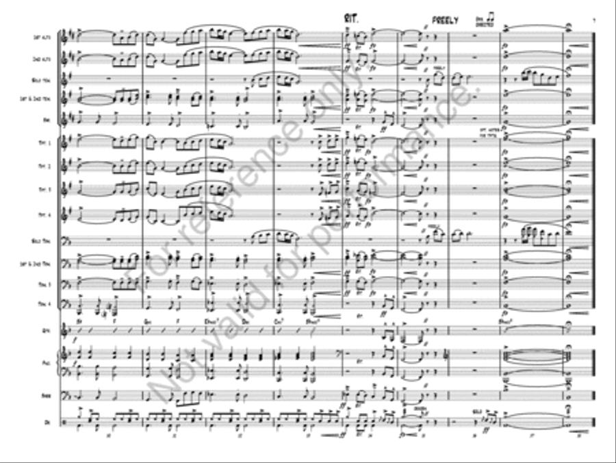 Tomorrow is Always a Good Day Jazz Ensemble scores gallery preview page 9