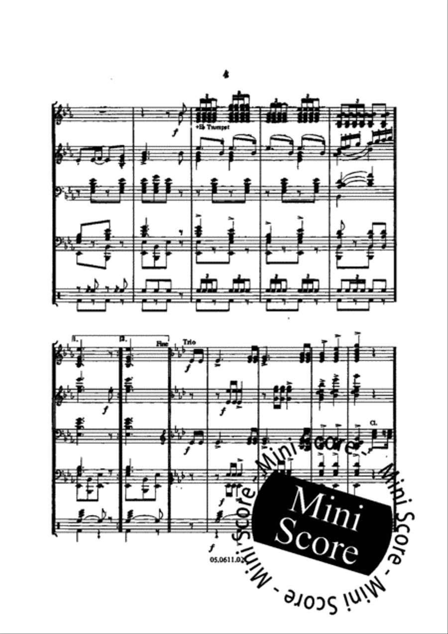 Fehrbelliner Reiter Marsch Concert Band scores gallery preview page 8