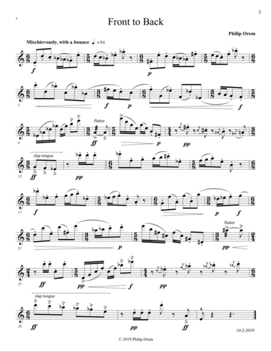Five Five Alto Saxophone scores gallery preview page 5