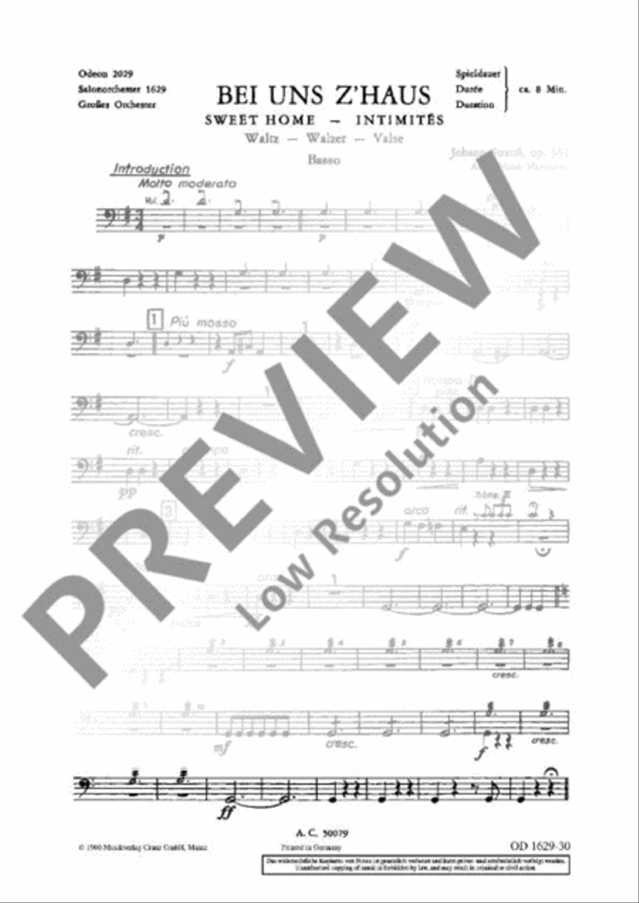 Bei uns z'Haus Orchestra scores gallery preview page 20