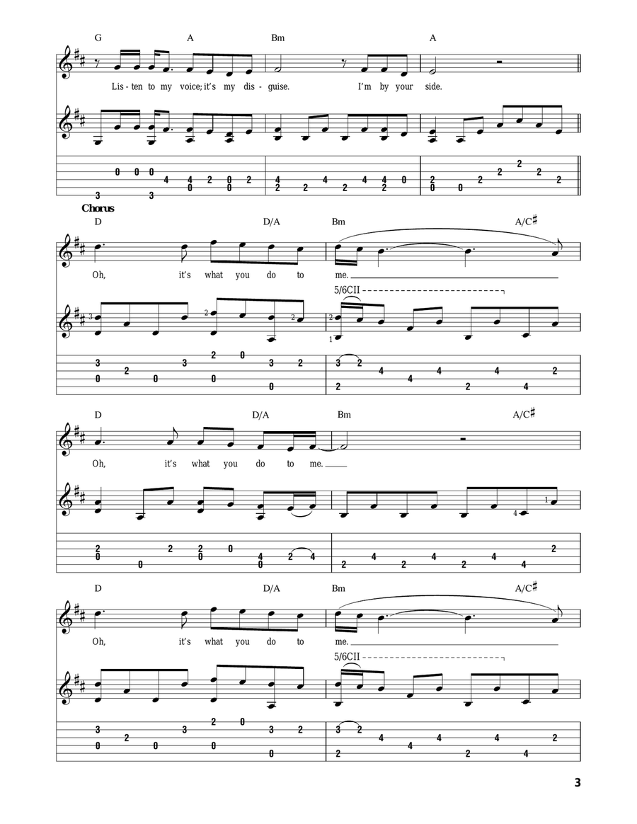 Hey There Delilah Acoustic Guitar scores gallery preview page 3