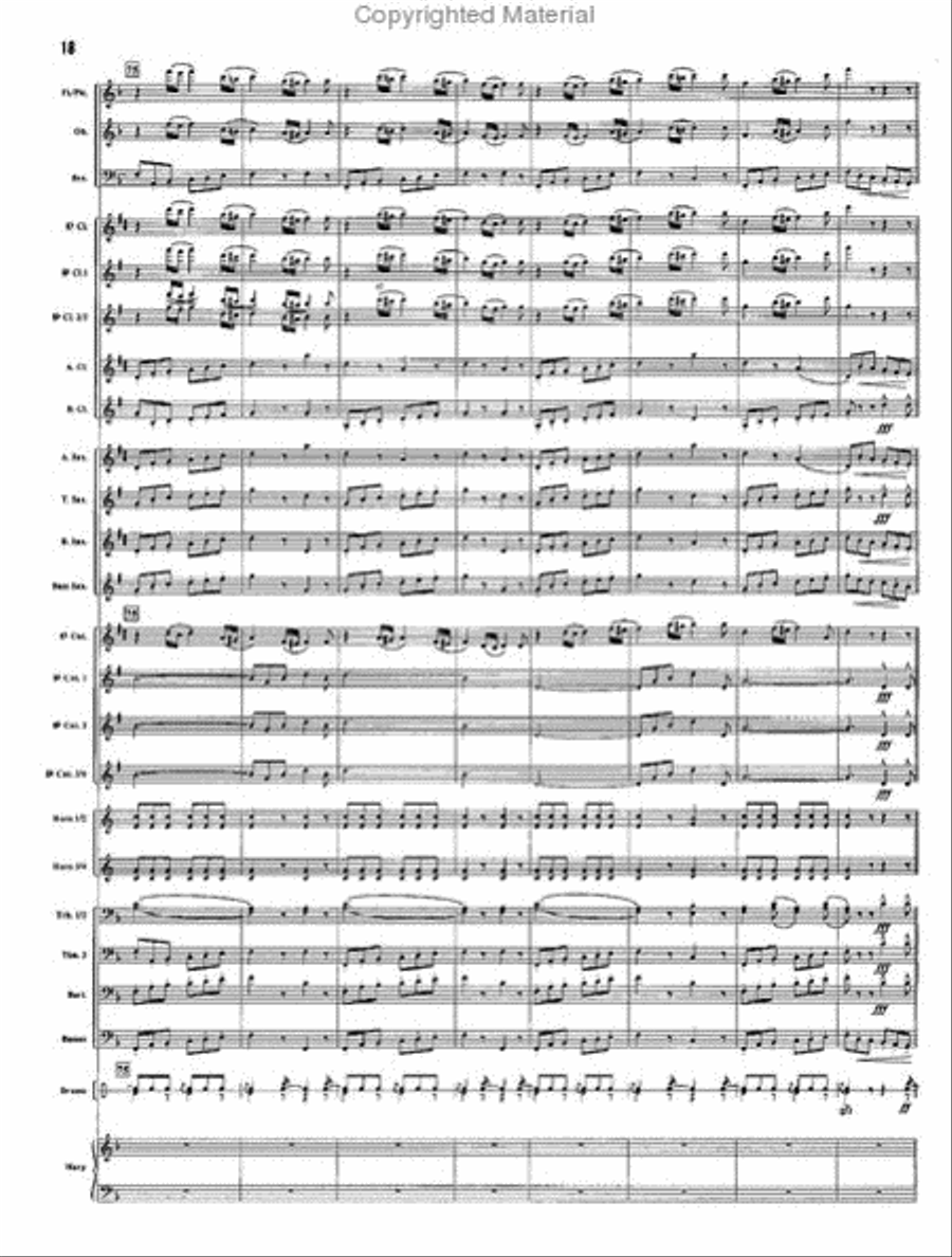 Semper Fidelis Concert Band scores gallery preview page 11