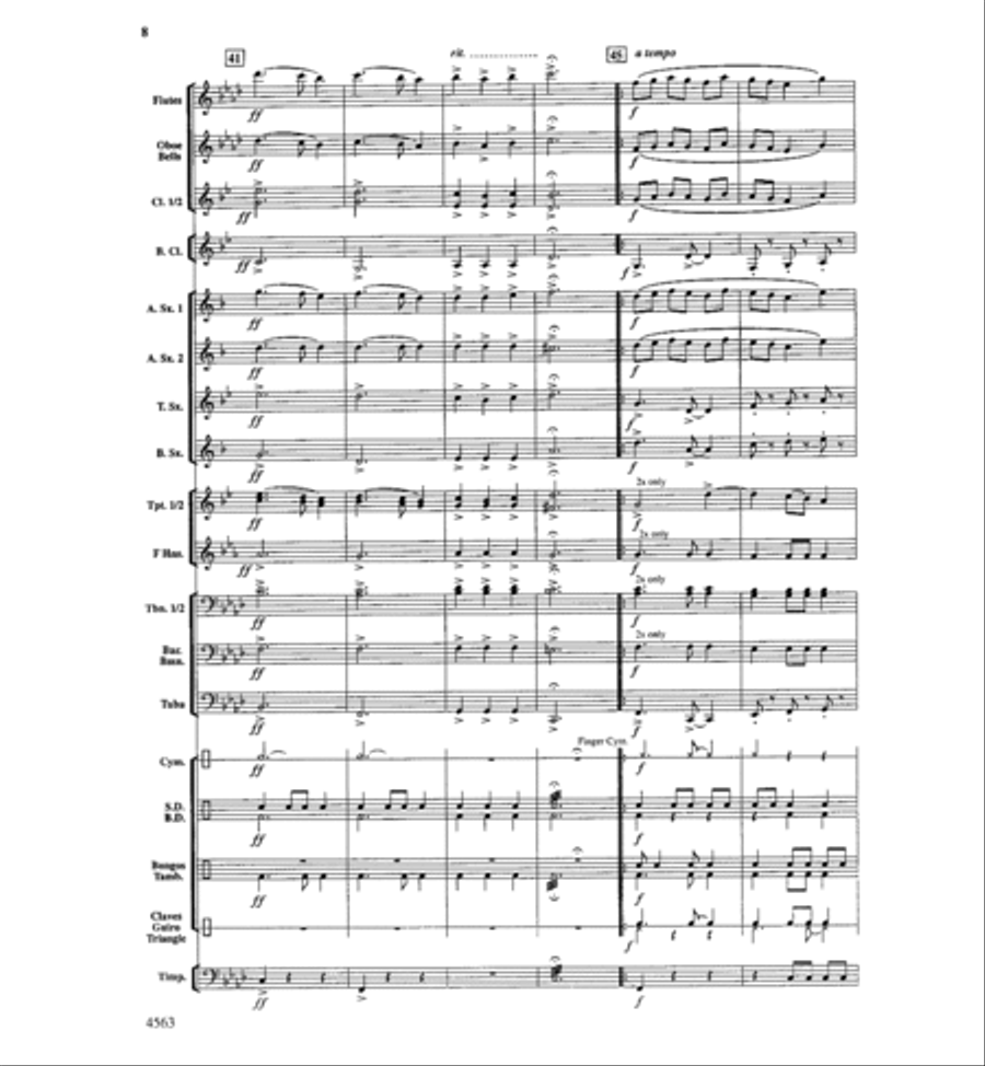 The Eagle's Triumph The Eagle's Triumph Concert Band scores gallery preview page 9