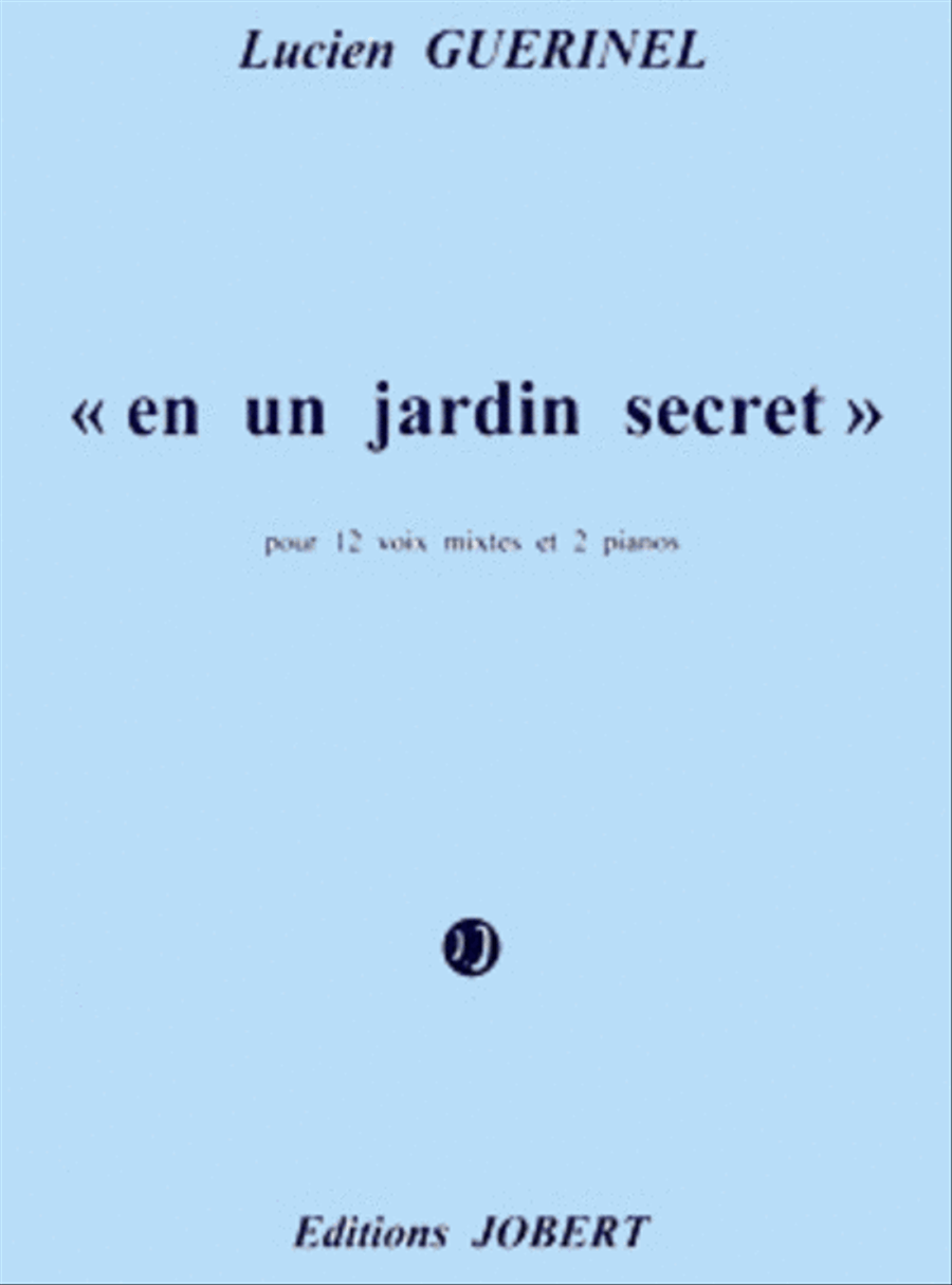 En Un Jardin Secret Voice scores gallery preview page 1