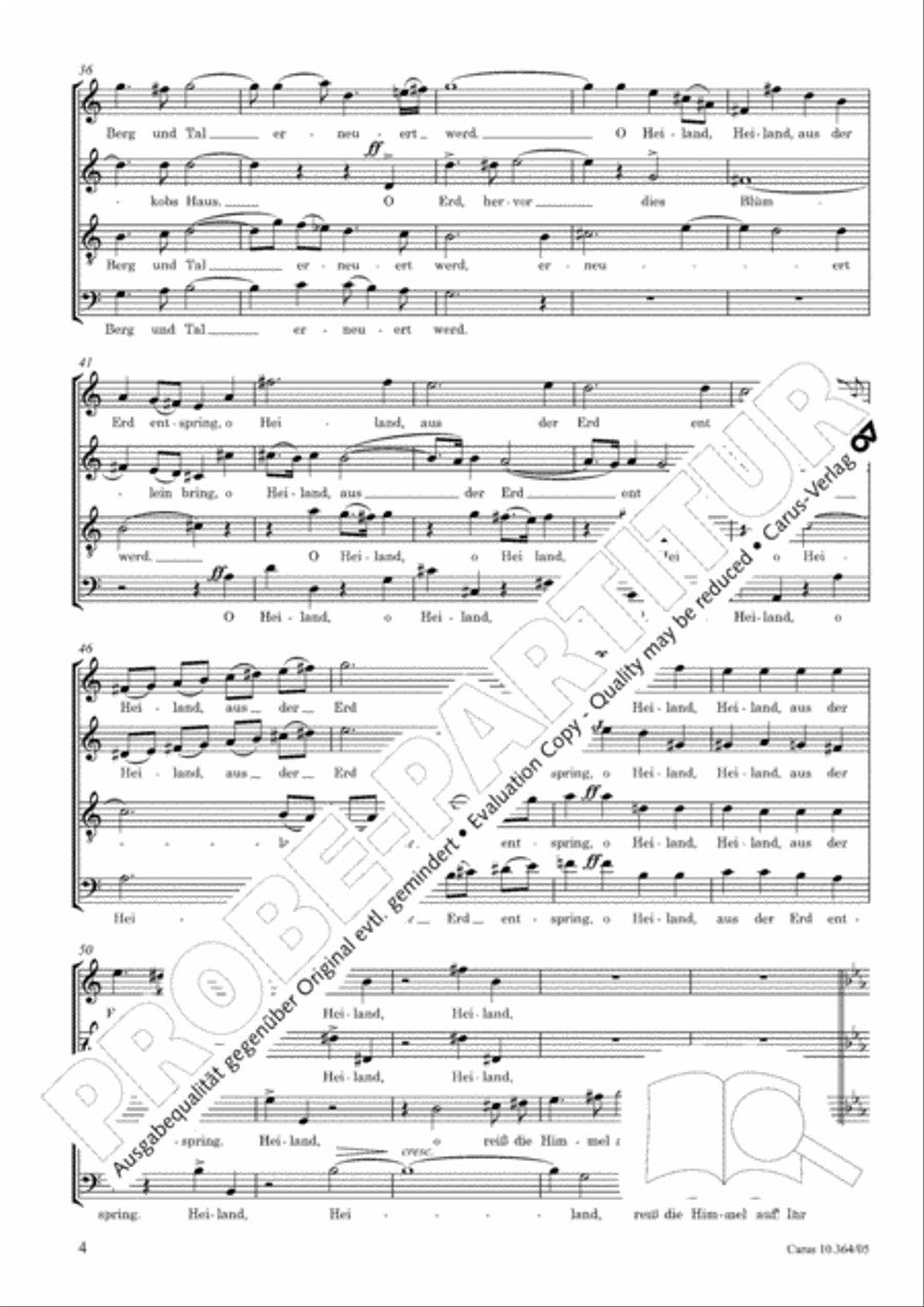 Rorate coeli 4-Part scores gallery preview page 5