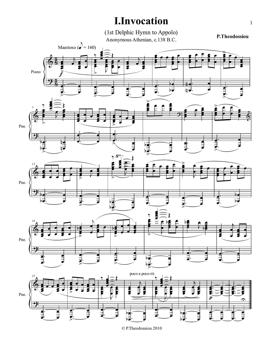 Scenes from Ancient Greece Piano Solo scores gallery preview page 4