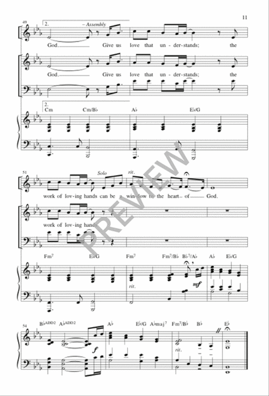 The Heart of God The Heart of God 3-Part scores gallery preview page 11