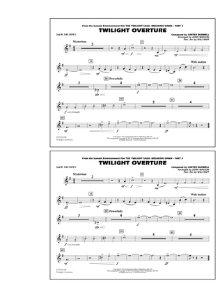 Twilight Overture - 2nd Bb Trumpet