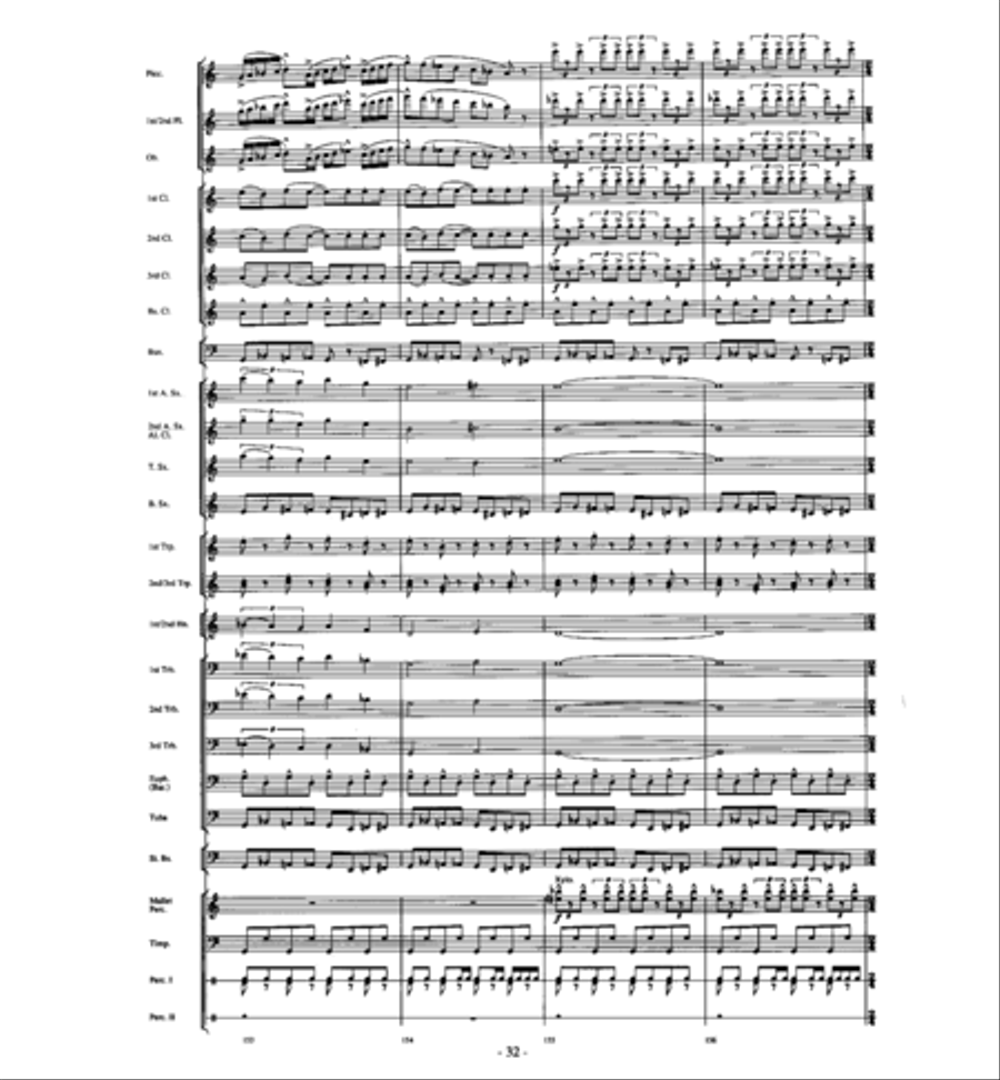 Agua's Whelm Agua's Whelm Concert Band scores gallery preview page 31