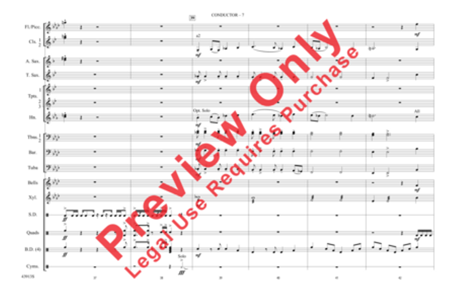 Con Slancio Marching Band scores gallery preview page 8