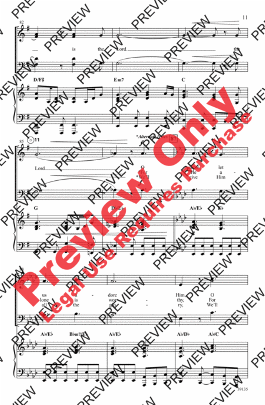 Let Us Adore Let Us Adore 4-Part scores gallery preview page 11
