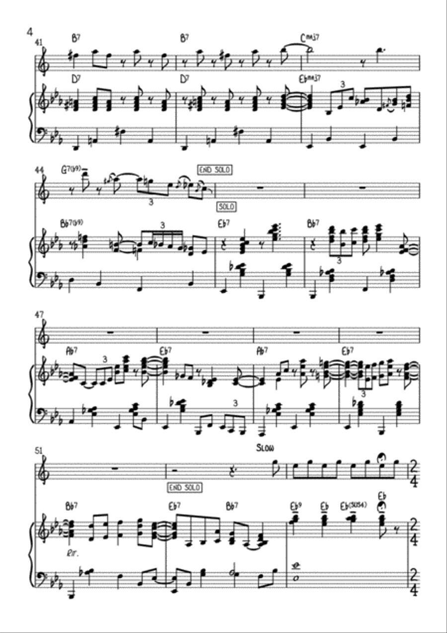 Over The Rainbow (from The Wizard Of Oz) Alto Saxophone scores gallery preview page 4