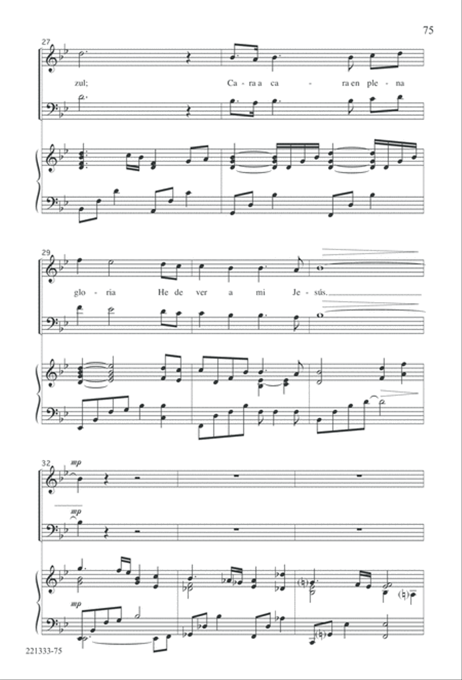 Siervos de Jesus 4-Part scores gallery preview page 79
