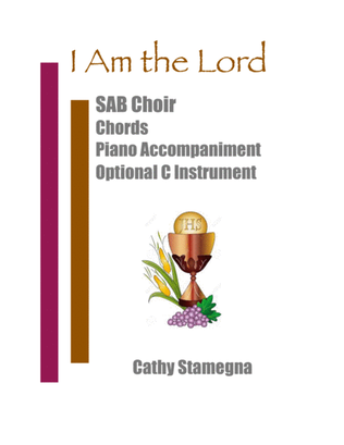 I Am the Lord (SAB Choir, Chords, Optional C Instrument, Accompanied)