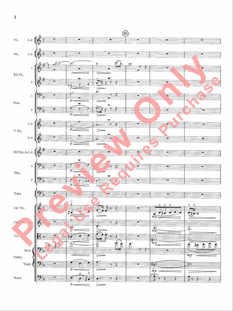 William Tell Overture Full Orchestra scores gallery preview page 5