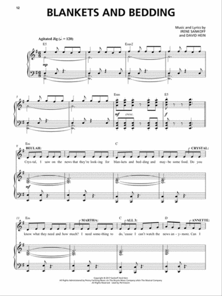 Come from Away Come from Away Piano, Vocal scores gallery preview page 4