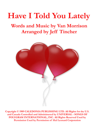 Book cover for Have I Told You Lately