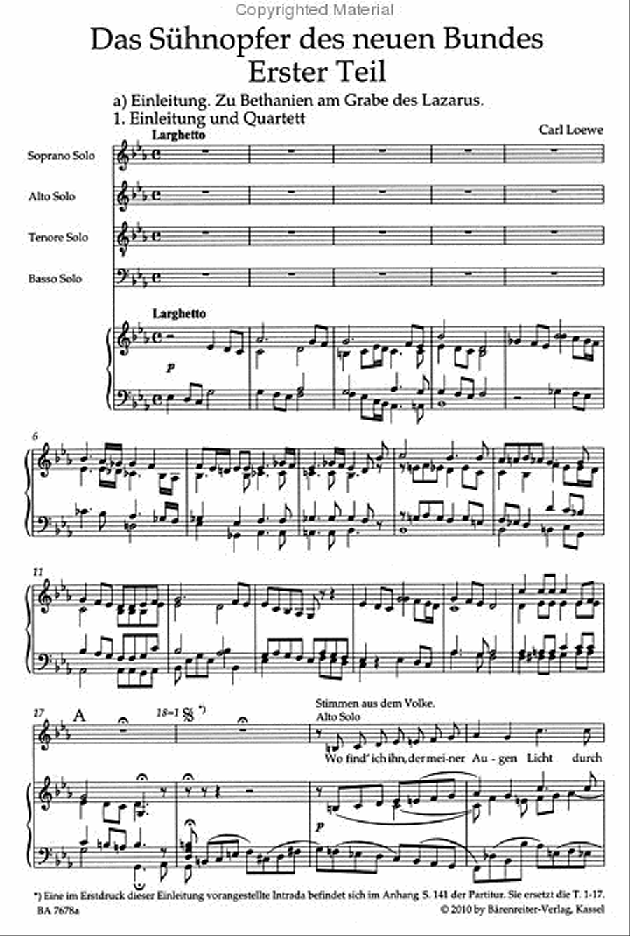 Das Sühnopfer des neuen Bundes WoO 4-Part scores gallery preview page 2
