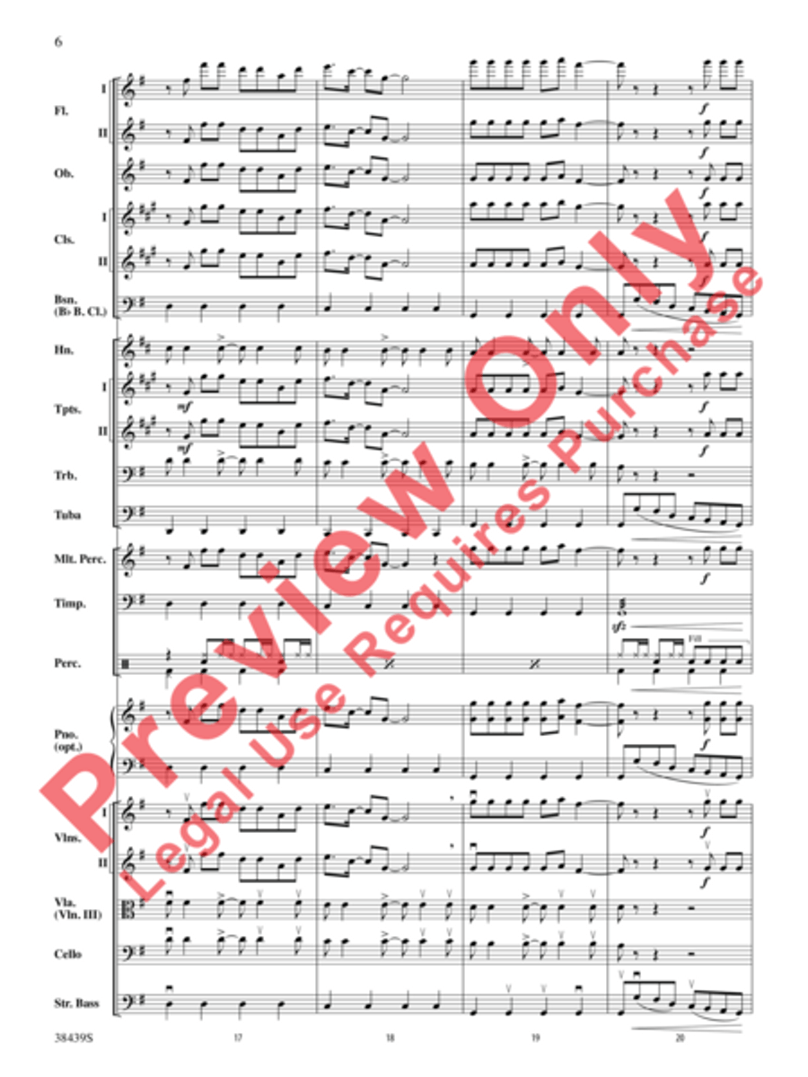 Born This Way Full Orchestra scores gallery preview page 7