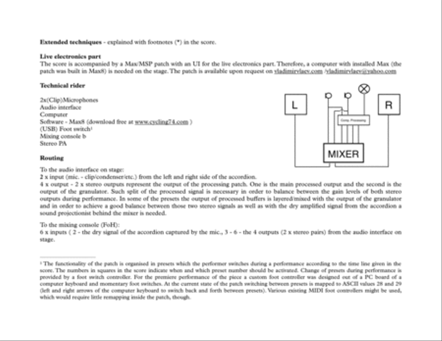 Diffused Gestures for Accordion & Live Electronics Accordion scores gallery preview page 2