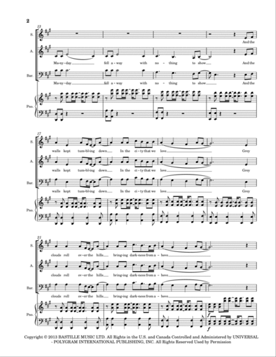 Pompeii Pompeii 3-Part scores gallery preview page 2