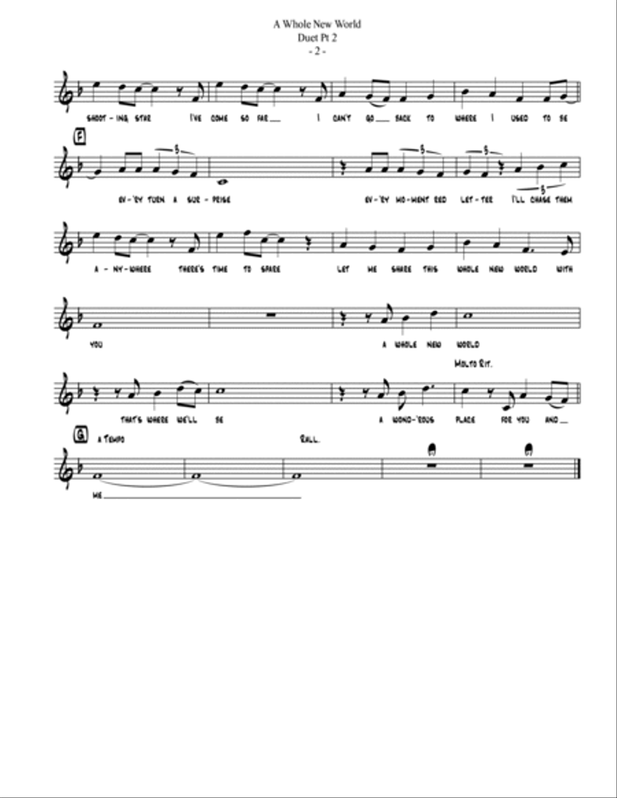 A Whole New World Large Ensemble scores gallery preview page 5