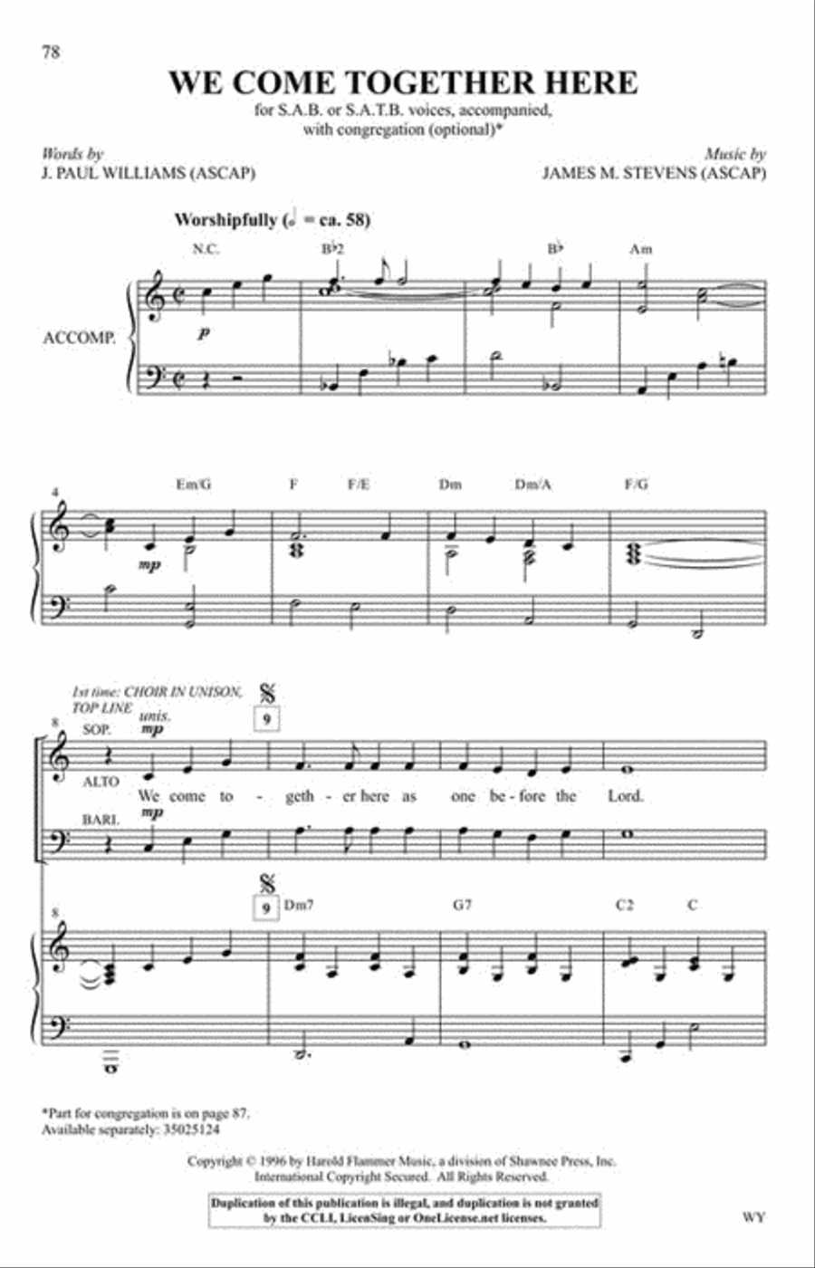 One Rehearsal Wonders, Volume 3 Choir scores gallery preview page 5