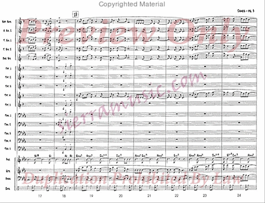 James Jazz Ensemble scores gallery preview page 4
