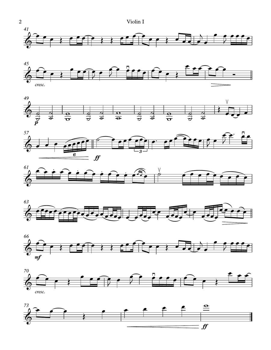 November Rain String Quartet scores gallery preview page 2