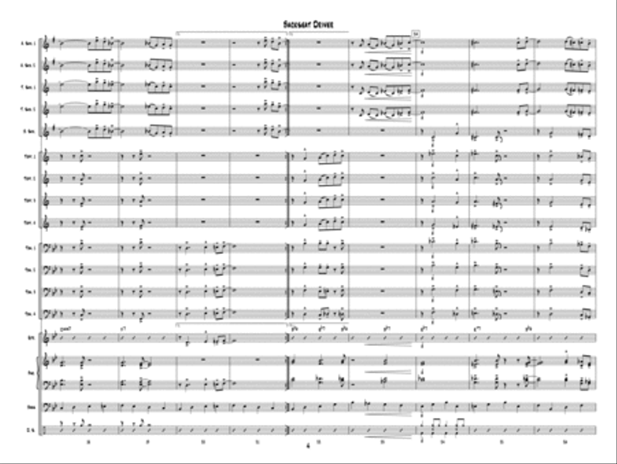 Backseat Driver Jazz Ensemble scores gallery preview page 4