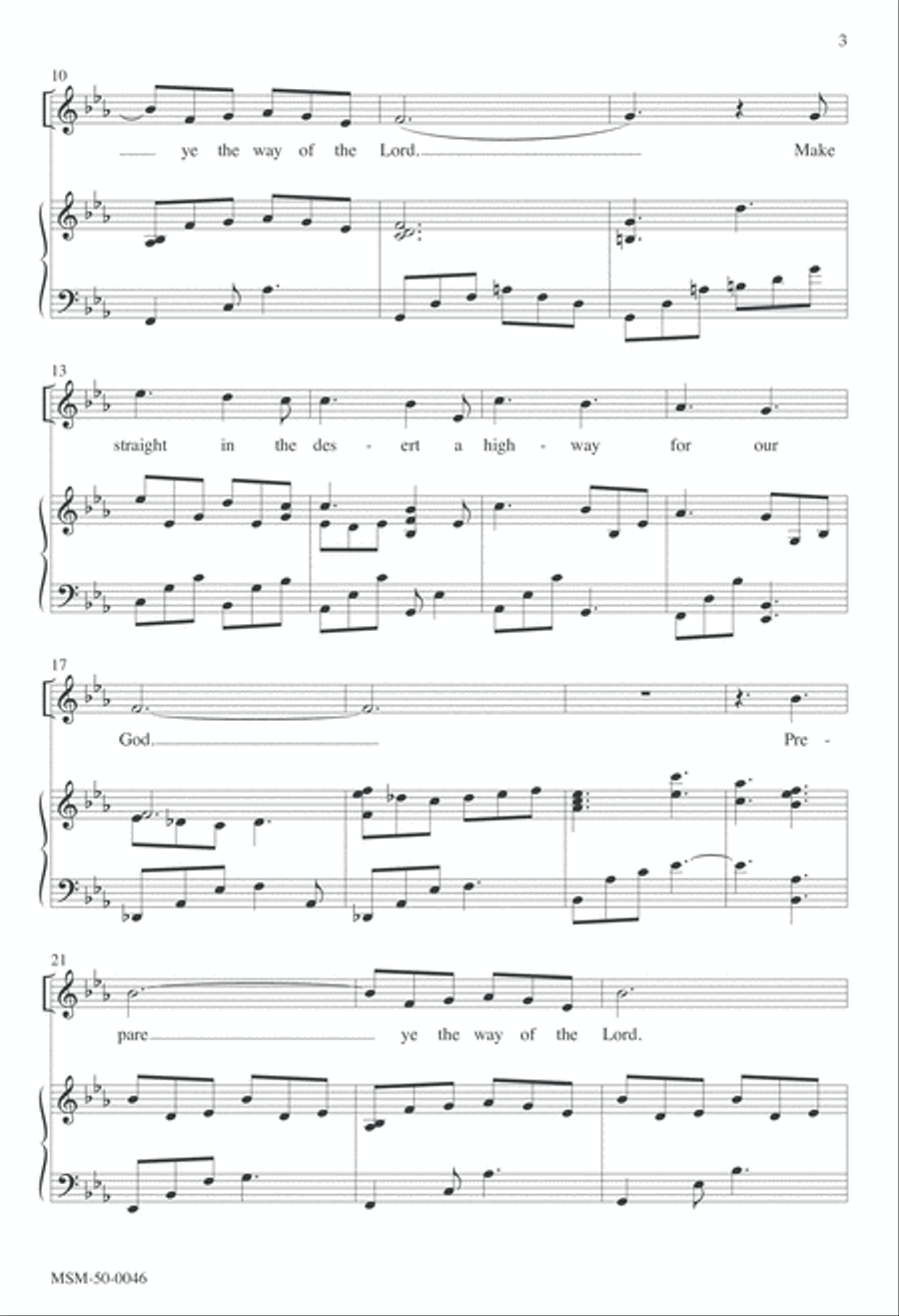 Prepare Ye the Way Prepare Ye the Way 4-Part scores gallery preview page 2
