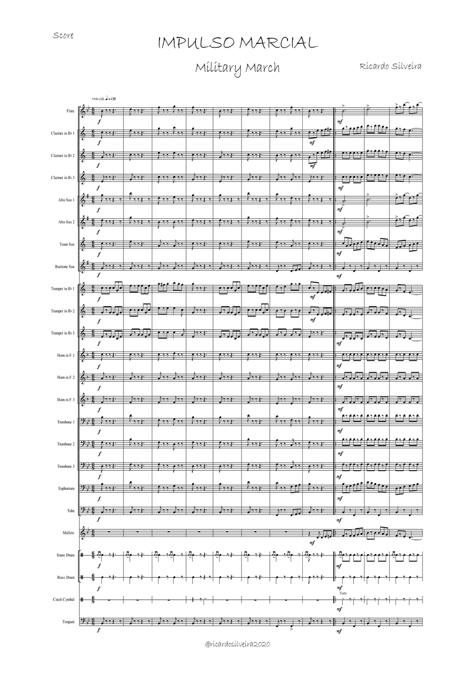Impulso Marcial Marching Band scores gallery preview page 2