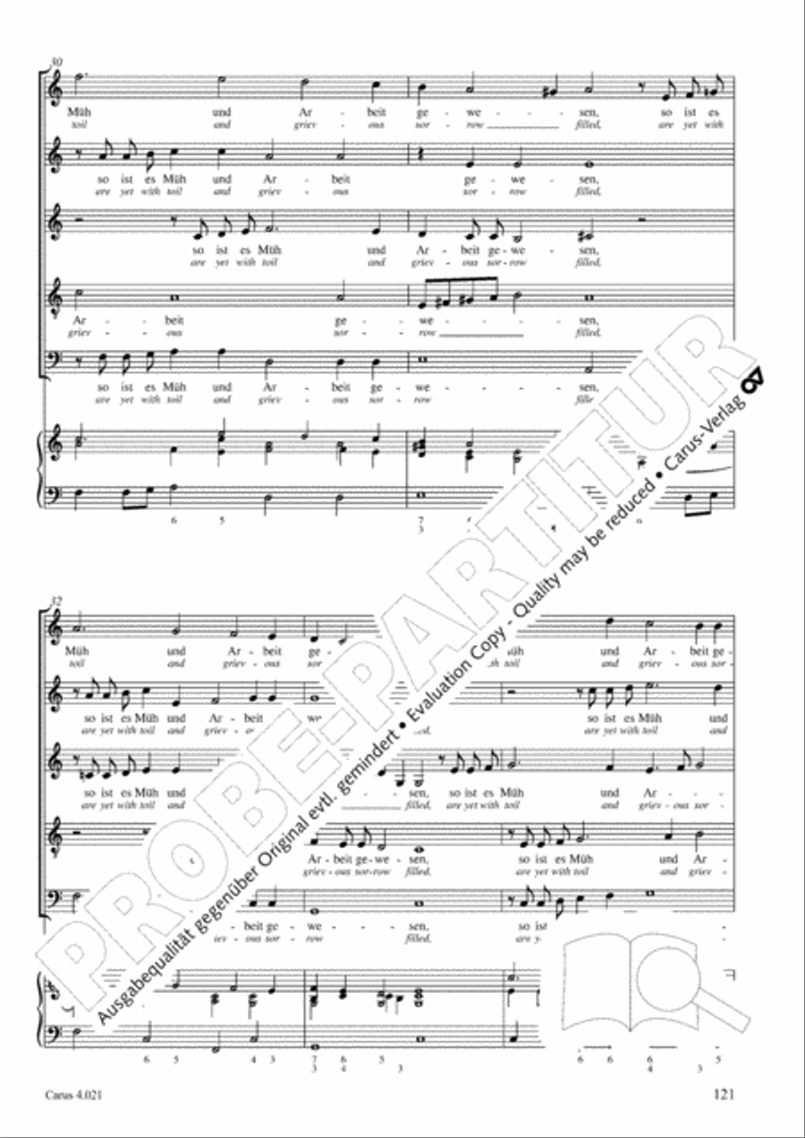 Schein: Israelsbrunnlein. Fontana d'Israel. Complete edition Choir scores gallery preview page 128