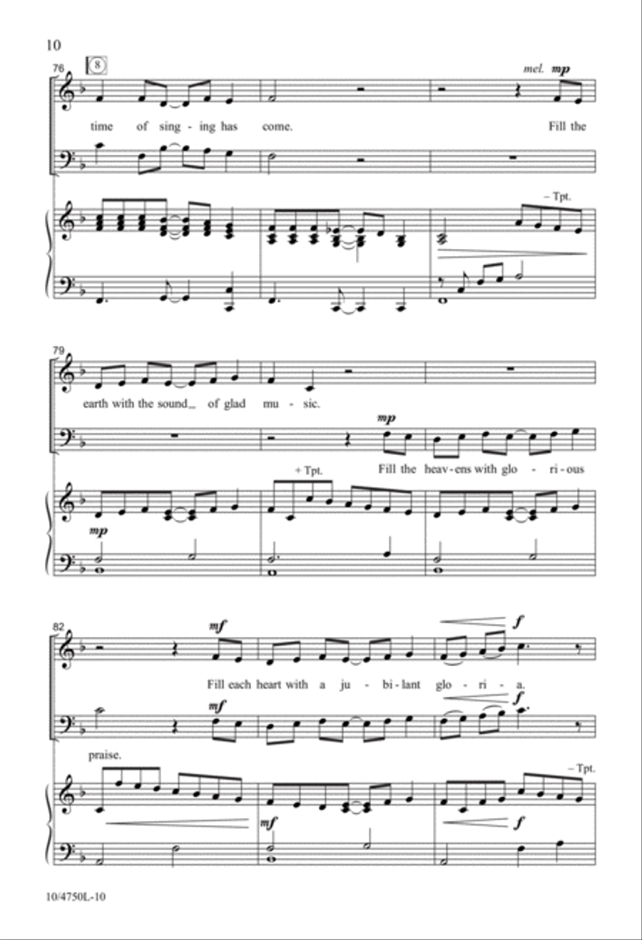 Christmas Fanfare 3-Part scores gallery preview page 10
