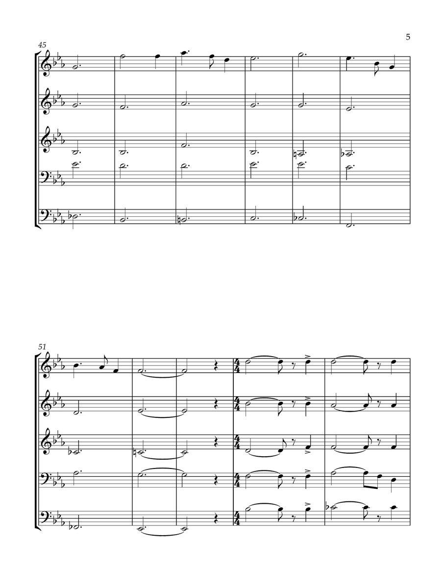 Silent Night Silent Night Christmas scores gallery preview page 5