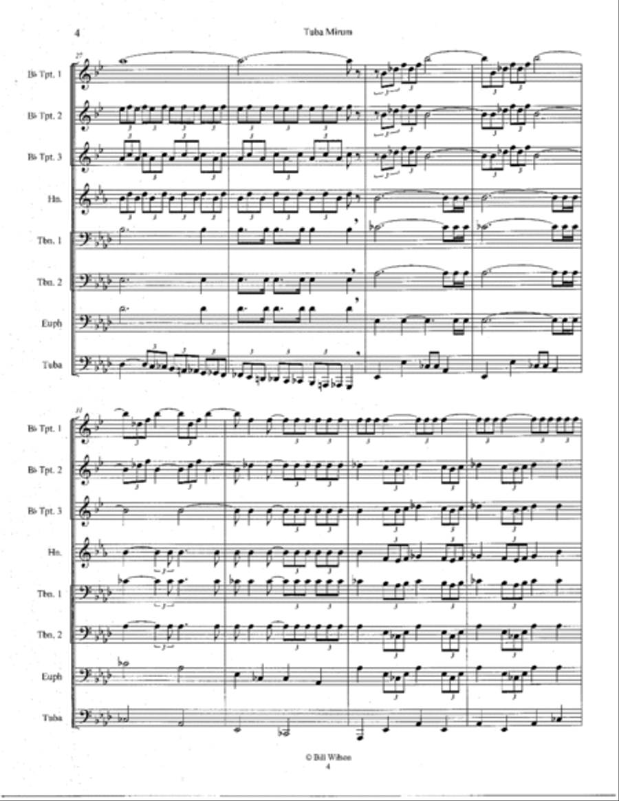 "Tuba Mirum", from "Requiem"